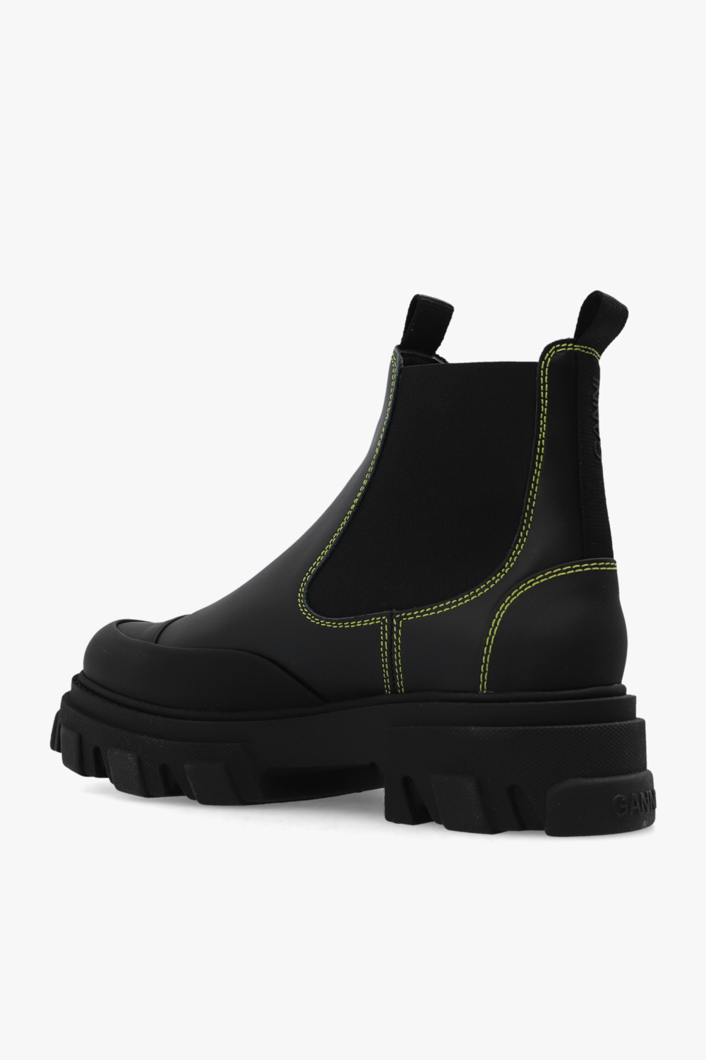 Ganni Leather Chelsea boots