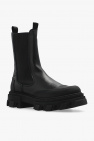 Ganni Leather ankle boots