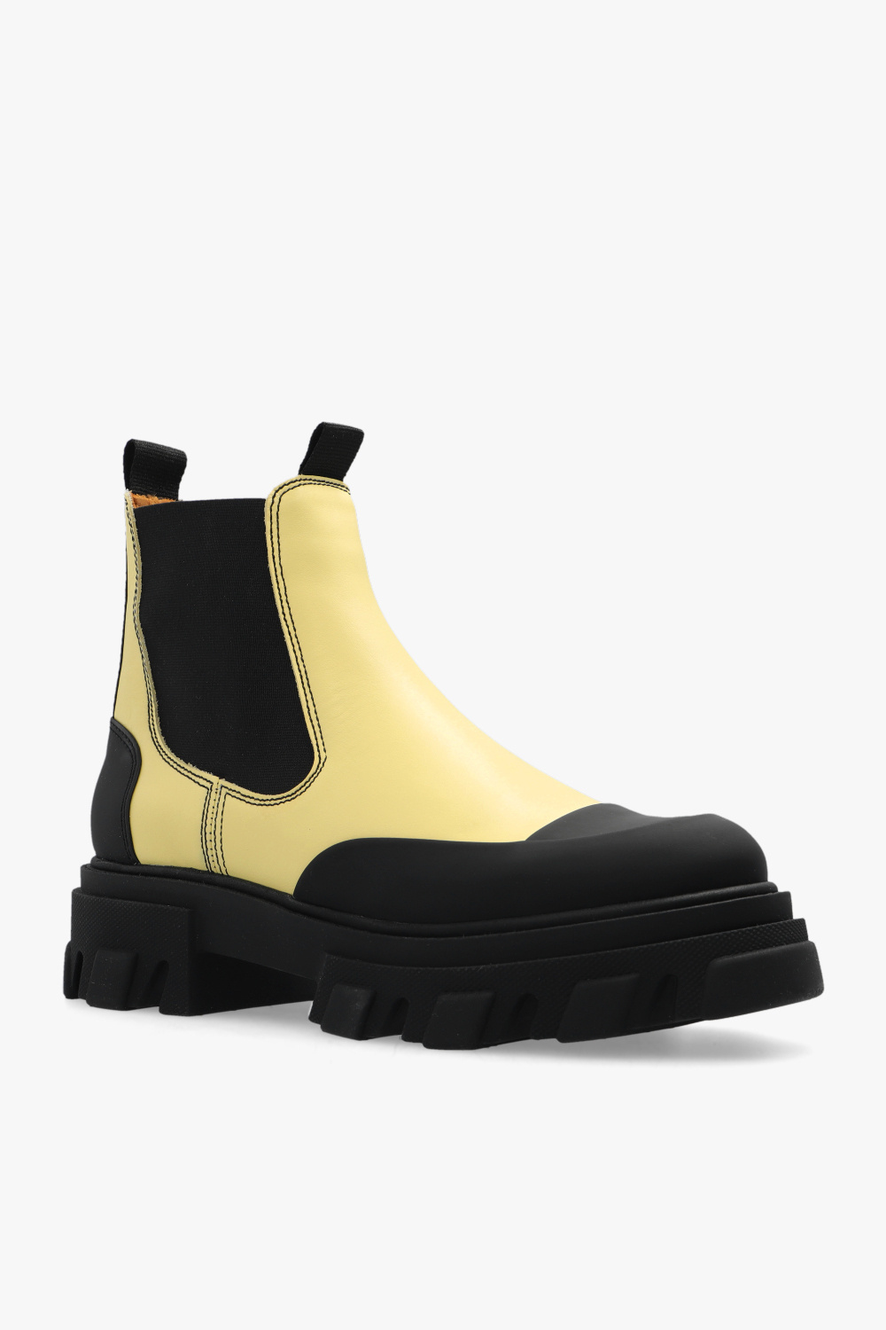 Ganni Leather Chelsea boots