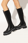 Ganni BLACK Leather boots