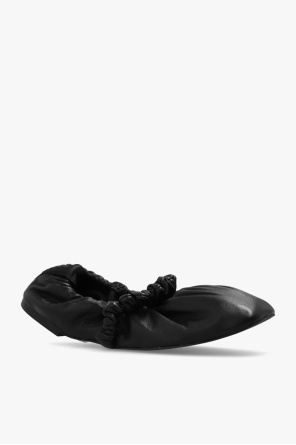 Ganni Leather ballet flats