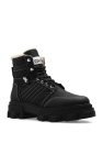Ganni Hiking boots with logo