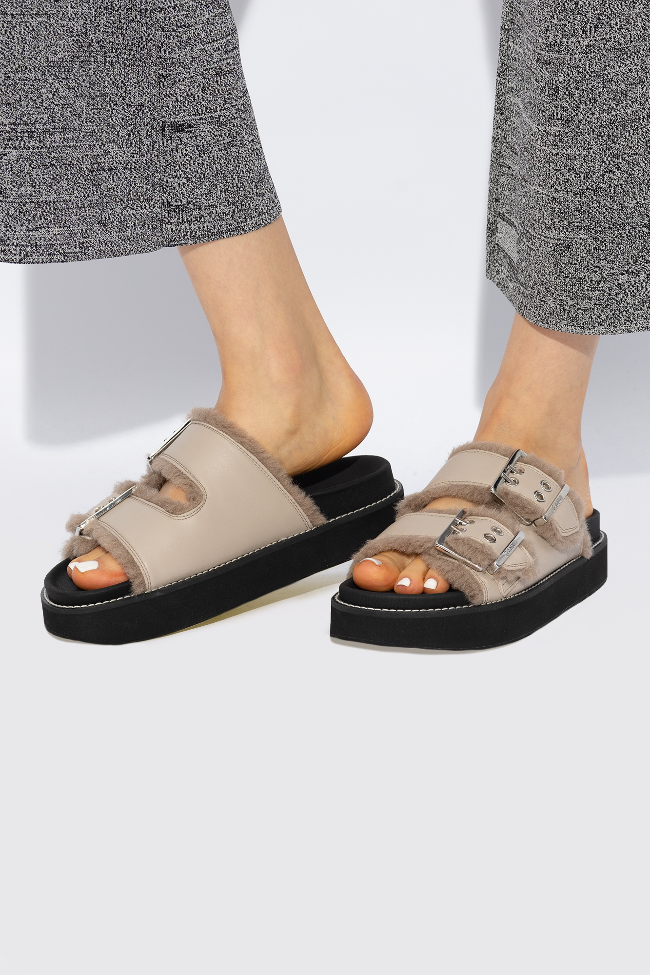 Ganni Platform mules