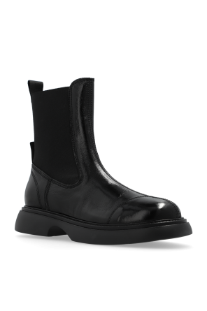 Ganni Ankle boots with logo