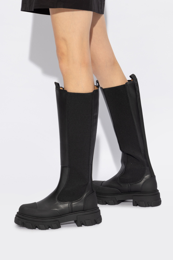 Ganni Boots with logo