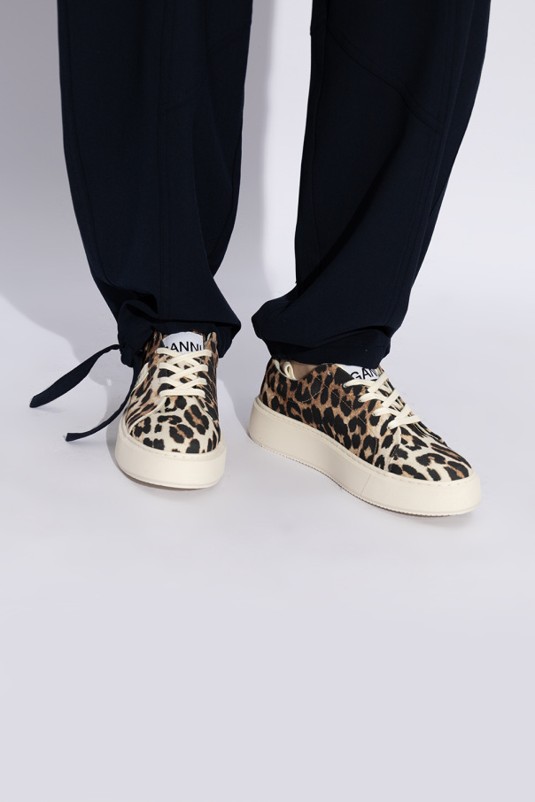 Ganni Sneakers with animal motif