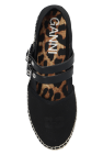 Ganni BLACK Espadrilles with buckles