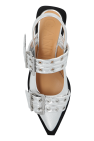 Ganni SILVER Shoes with buckles