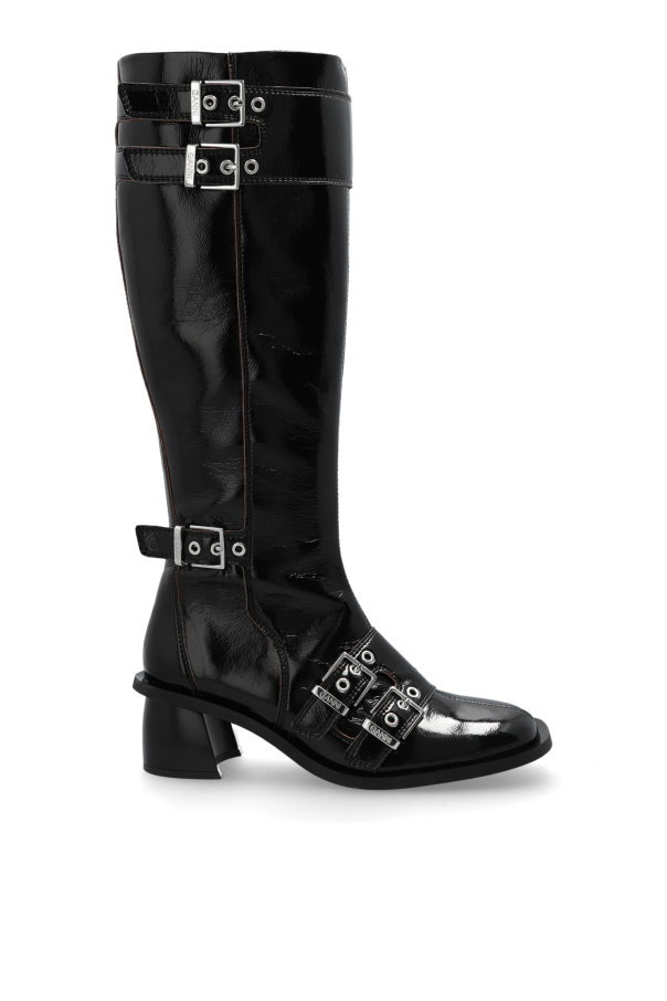 Ganni Knee-high heeled boots