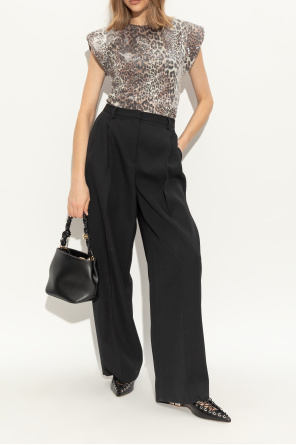 Ganni Eco leather heeled mules