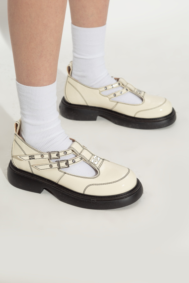 Ganni Loafers shoes made of eco leather