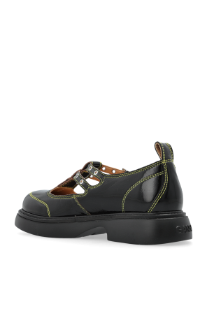 Ganni Loafers shoes made of eco leather
