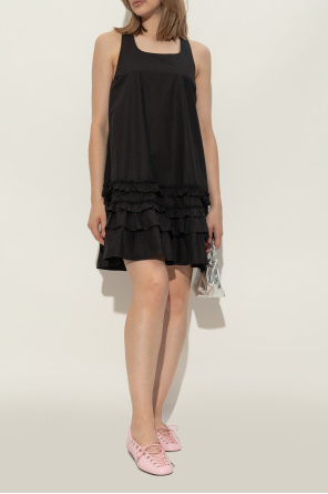 Ganni Bailarinas con cordones decorativos