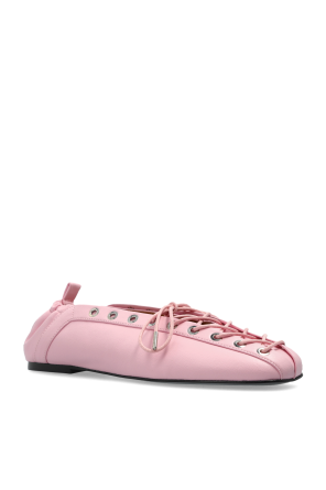 Ganni Bailarinas con cordones decorativos