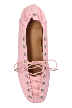 Ganni Bailarinas con cordones decorativos