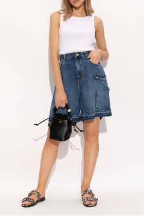 Ganni Animal Print Slides