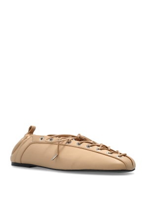 Ganni Ballet flats with laces