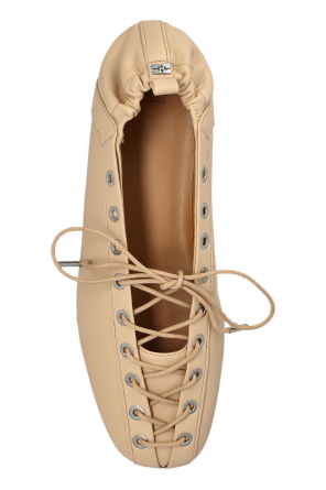 Ganni Ballet flats with laces