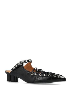 Ganni Eco leather slides