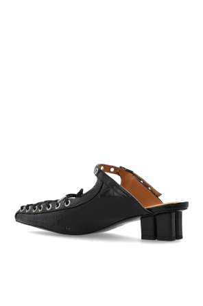 Ganni Eco leather slides