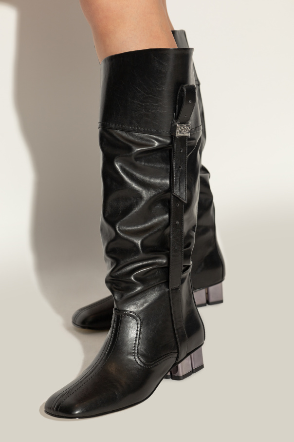 Ganni Heeled boots `Slouchy`