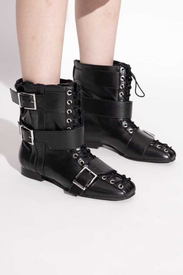 Ganni Ankle boots made of eco leather