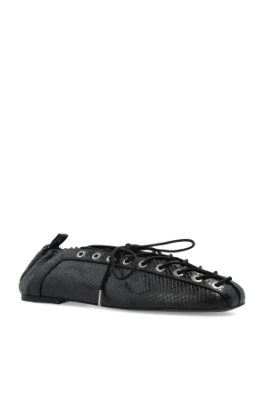 Ganni Bailarinas con lazada