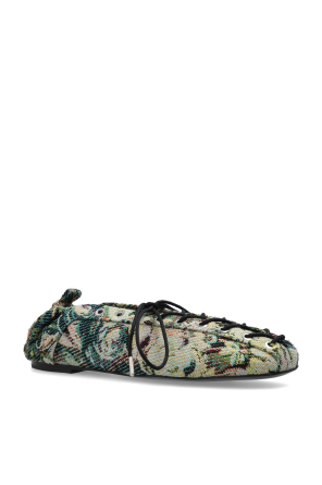 Ganni Ballet flats with laces