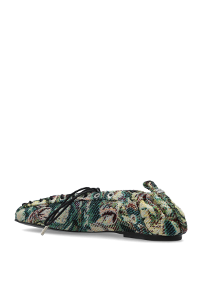 Ganni Ballet flats with laces