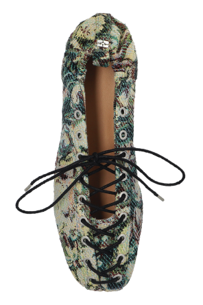 Ganni Ballet flats with laces