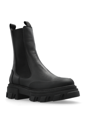 Ganni Botines de piel ecológica