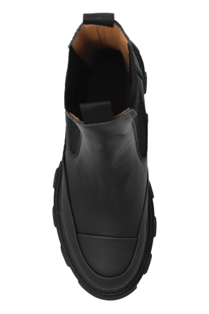 Ganni Botines de piel ecológica