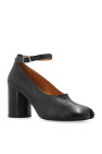 Maison Margiela BLACK Heeled shoes with Tabi cut-out