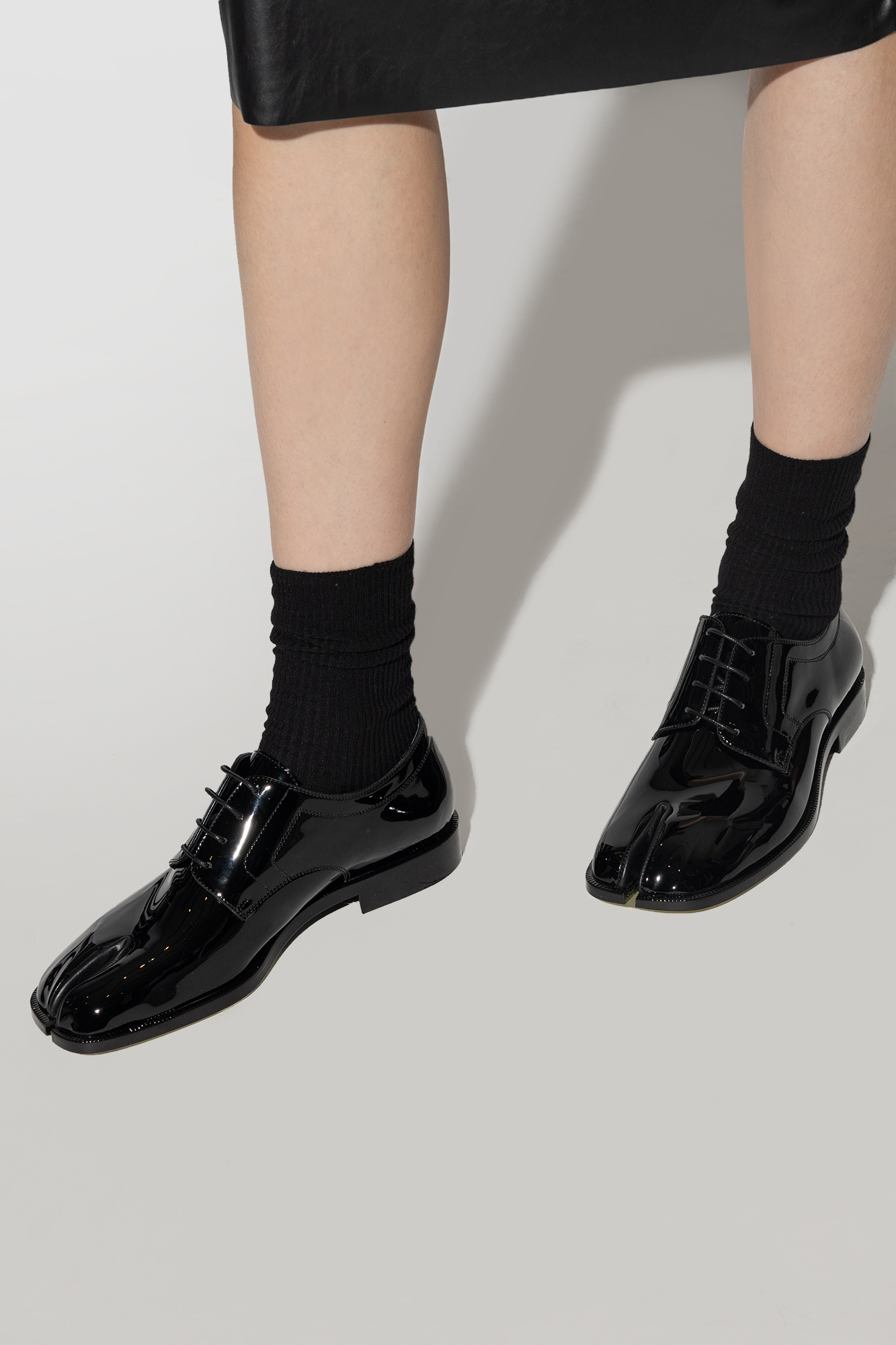 Black Tabi toe shoes Maison Margiela - Vitkac GB