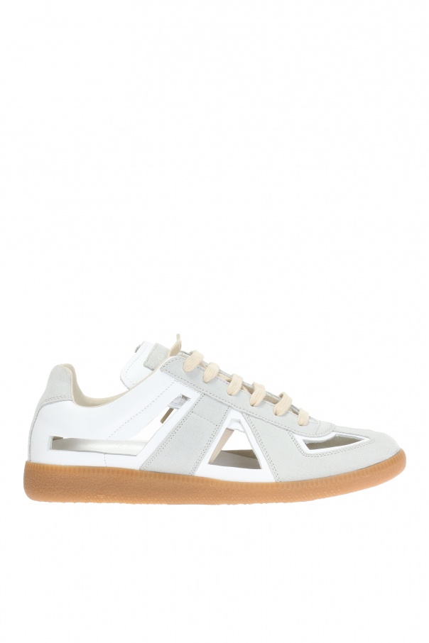 maison margiela cut out sneakers