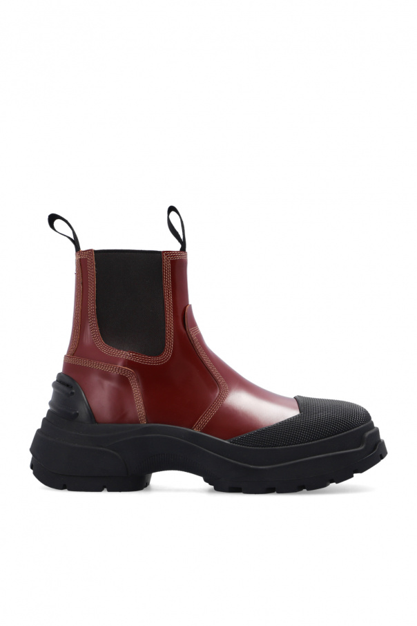 Maison Margiela Leather platform boots