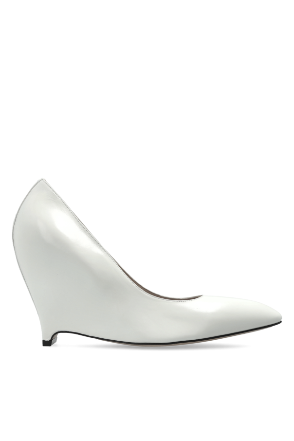 Leather heeled shoes od Maison Margiela