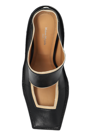 Maison Margiela Ledermules mit Absatz „Level“