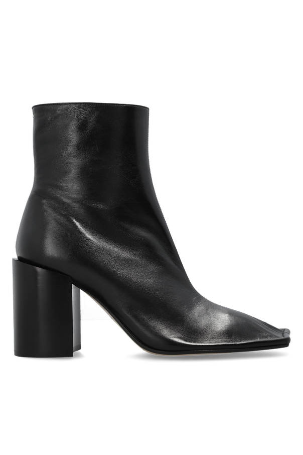 Maison Margiela Botines de cuero con tacón