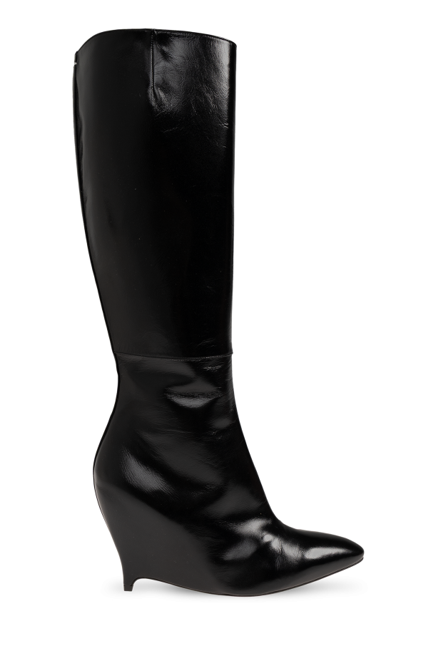 Leather heeled boots od Maison Margiela