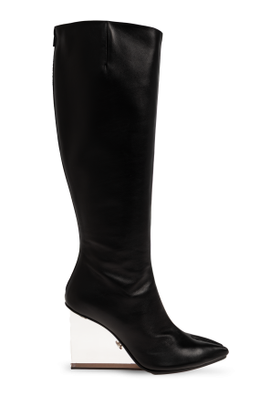 Wedge Heel Boots "Tabi Plexi Claw"