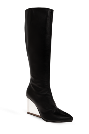 Maison Margiela Wedge Heel Boots "Tabi Plexi Claw"