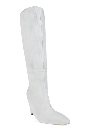 Maison Margiela Leather wedge-heeled boots