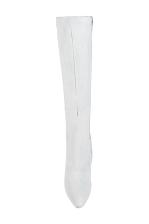 Maison Margiela Leather wedge-heeled boots