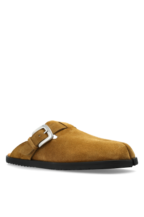 Maison Margiela Suede mules with "Tabi" cut-out