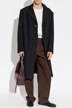 Maison Margiela Leather shoes with 'Tabi' cut-out