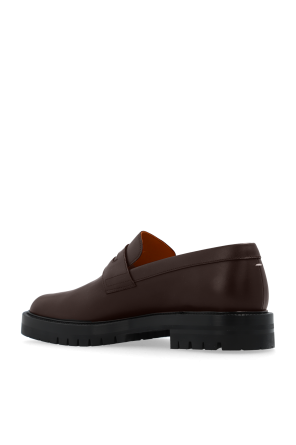 Maison Margiela Leather `Tabi` Shoes
