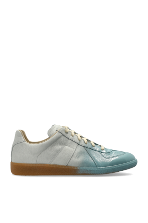 Leather sports shoes