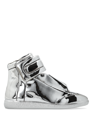 Leather sports shoes