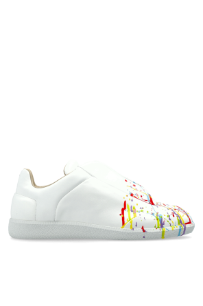 Leather sports shoes